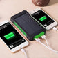 Solcellelader Power Bank for mobiltelefoner