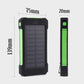 Solcellelader Power Bank for mobiltelefoner