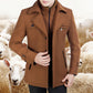 Gratis levering - Business-frakk i tweed for menn
