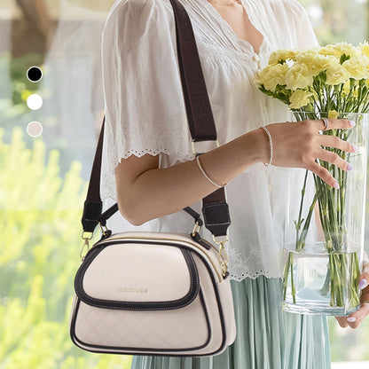 Retro, allsidig crossbody-veske med stor kapasitet