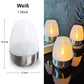 Solenergi-telys Utendørs flammeløse flimrende IP65 vanntette bordlamper LED-stearinlys med skumring-til-daggry-sensor for lanterner, hager, camping, fester, hjemmedekorasjoner, varme farger