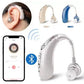 USB-oppladbare Bluetooth-hodetelefoner for høreapparater for seniorer