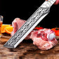Versatile sharp kitchen knife with sheath
