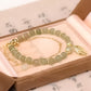 Falsk Hetian Jade gullblad armbånd