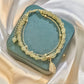 Falsk Hetian Jade gullblad armbånd