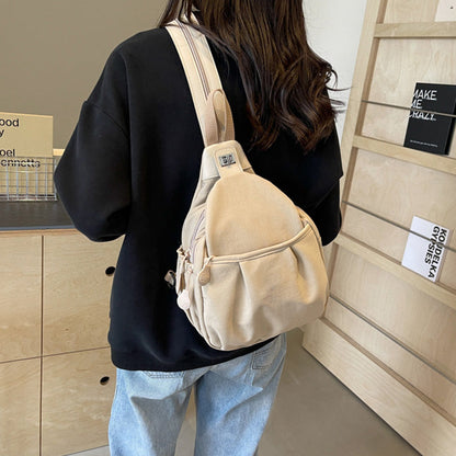 Allsidig Stilig Stor-Kapasitet Crossbody Ryggsekk