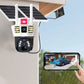 🎦360° smart solovervåkningskamera med tre skjermer✨