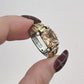 🎁Varmt salg🔥Kraftig vintage zirkonia ring med bredt bånd
