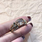 🎁Varmt salg🔥Kraftig vintage zirkonia ring med bredt bånd