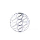 Slitesterk aluminiumsform for dumplings med 37 hull
