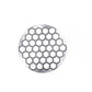 Slitesterk aluminiumsform for dumplings med 37 hull