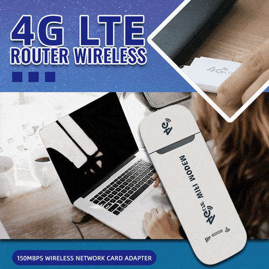 🔥4G LTE-ruter Trådløs USB Mobilt bredbånd⚡ 150 Mbps trådløs nettverkskortadapter