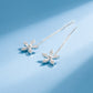 🔥Varmt salg 49% OFF🔥🔥Skinnende diamantblomsterøreringer