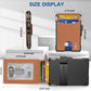 🔥Pop Up aluminiumsveske Pengeklips Slim Leather Slots Credit Card Holder RFID Blocking Bifold Minimalist Wallet