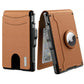 🔥Pop Up aluminiumsveske Pengeklips Slim Leather Slots Credit Card Holder RFID Blocking Bifold Minimalist Wallet