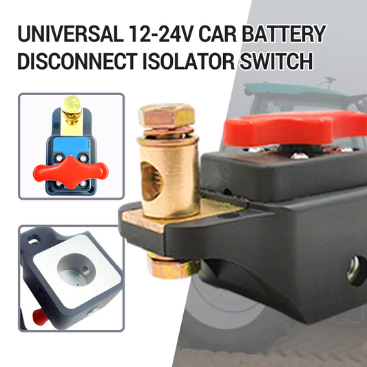 ⏳Tidsbegrenset spesialtilbud⌛Universal 12-24 V isolatorbryter for frakobling av bilbatteri