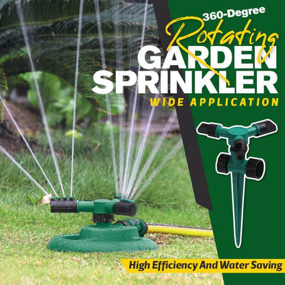 360-graders roterende hagesprinkler