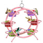 Outdoor Unique Hummingbird Metal Hanging Feeder Set