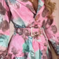 👗Blomstermote for kvinner med lange ermer og midje