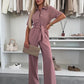 🌸Sommersalg 49% rabatt🌸Knappkjole for kvinner med slips i midjen