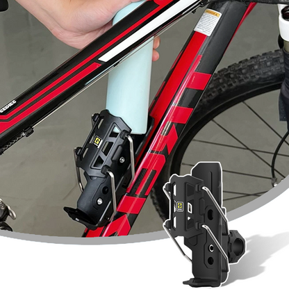 Adaptive sykkelflaskeholder