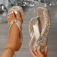 🎉2025 New Arrive - 50 % rabatt👠Flip-Flops med tykk såle og paljetter til dame