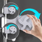 Borefri sugekoppmoppholder til badet