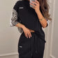 🌺  2025 Nya Arrive - 49% rabatt 🌺  Patchwork Sweatshirt med leopardtrykk
