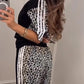 🌺  2025 Nya Arrive - 49% rabatt 🌺  Patchwork Sweatshirt med leopardtrykk