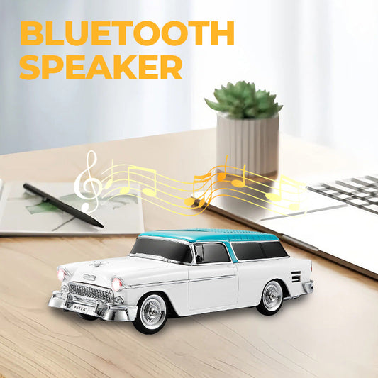 Trådløs Bluetooth-høyttaler i retro-bilmodell
