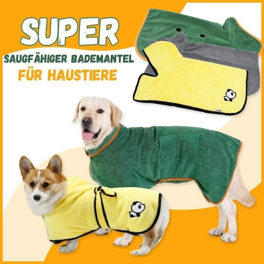 🔥Varmt salg 49% rabatt🐕 Superabsorberende badekåpe for kjæledyr