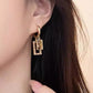 Dangle Hoop-øredobber for kvinner