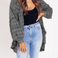 🔥Varmt salg 49% rabatt🔥🏆 Mineral Washed Button Down Plaid-skjorte til dame