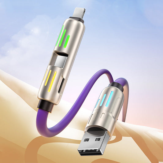 🎁Begrenset tid 50 % rabatt⏳240 W 4-i-1 datakabel med fargerike arbeidslys
