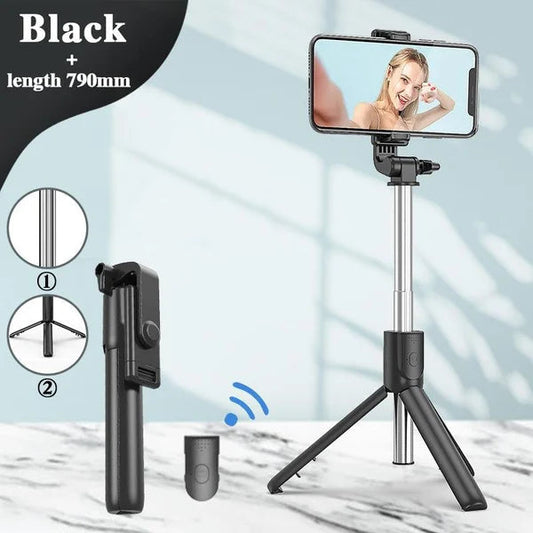 2025 Ny 6 i 1 trådløs Bluetooth Selfie Stick
