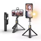 2025 Ny 6 i 1 trådløs Bluetooth Selfie Stick