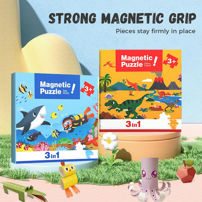 Magnetiske puslespill for barn