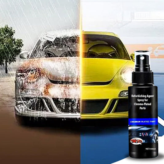 Renoveringsmiddel spray for forkromede deler