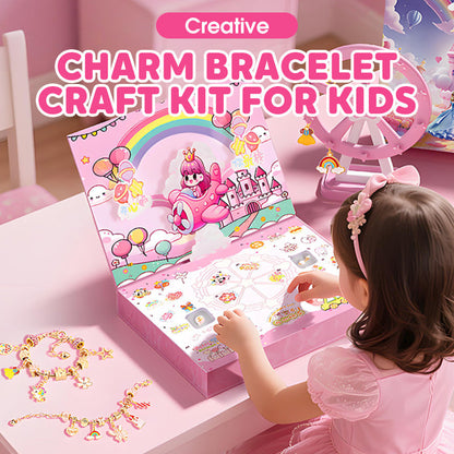Kreativt armbåndsett med charms for barn