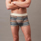 Pustende boxershorts for menn med geometrisk mønster (kjøp 1 få 2 gratis)