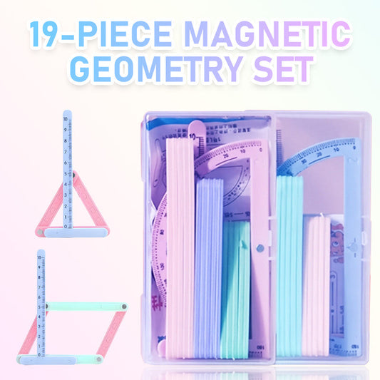 19-delers magnetisk geometrisett