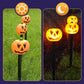 Halloween gresskarhage solcellelampe