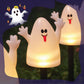 Halloween gresskarhage solcellelampe
