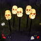 Halloween gresskarhage solcellelampe