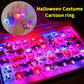 🎁LED Halloween-lysring😍 - Sett med 50 stk.