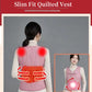 Slim Fit vattert vest for kvinner
