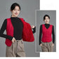 Slim Fit vattert vest for kvinner