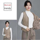 Slim Fit vattert vest for kvinner