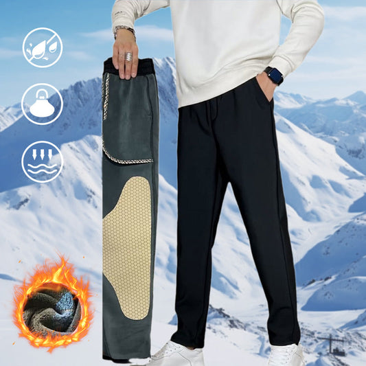 Vintervarme, vanntette joggebukse med snøring