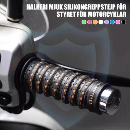 Sklisikkert mykt silikonbånd for motorsykkelstyre